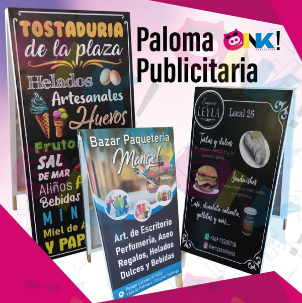 Paloma Publicitaria 70x100, letrero tipo A paloma publicitaria branding publicitario, impresion, impresion digital, LETRERO PARA VEREDA, LETREROS, LETREROS ALMACEN, LETREROS ECONOMICOS, PALOMAS PUBLICITARIAS, PUBLICIDAD, PUBLICIDAD FACHADAS, Señaleticas, stand publicitario Default Title Oink publicidad 