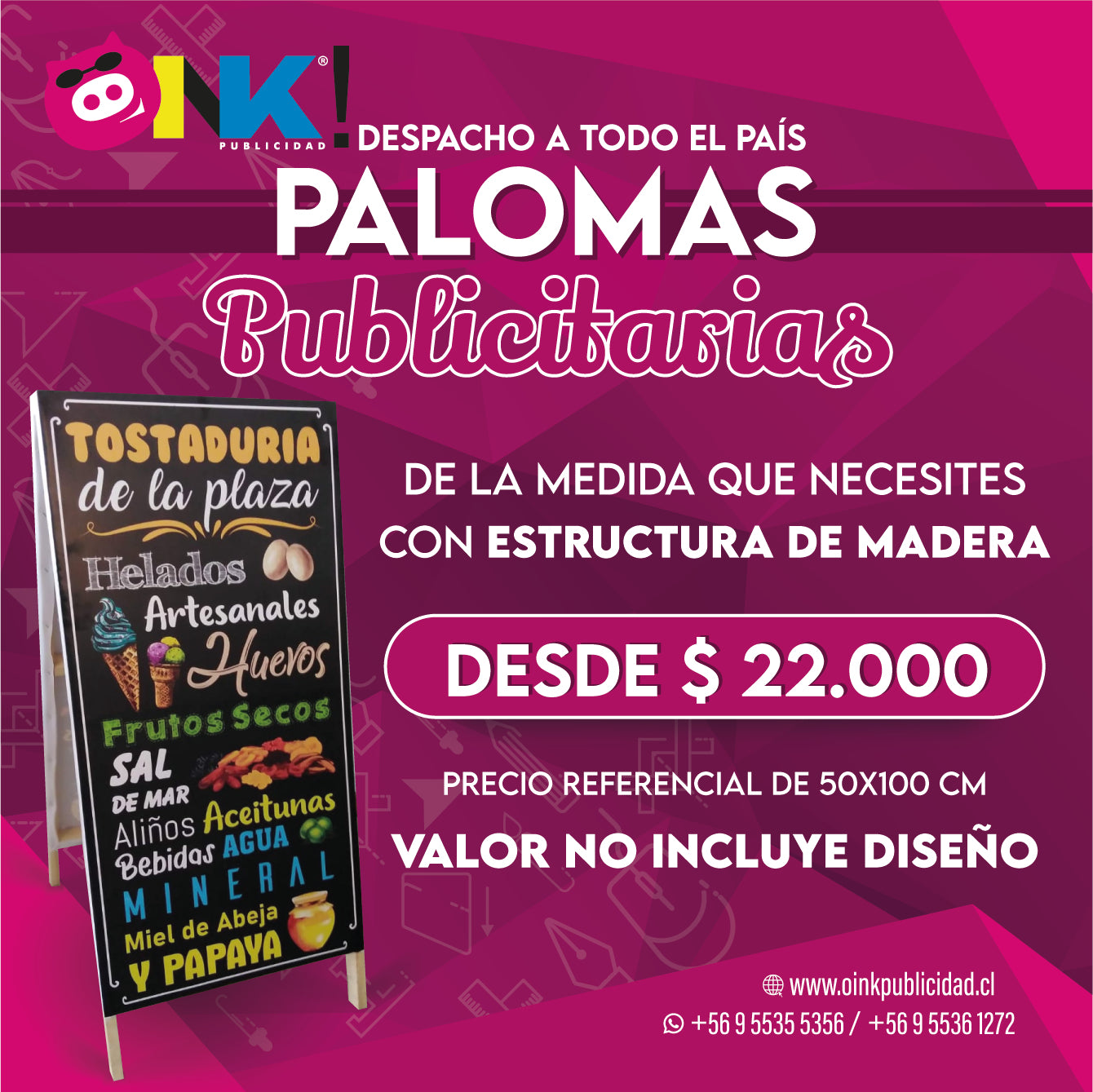 Paloma Publicitaria desde $ 35.000.